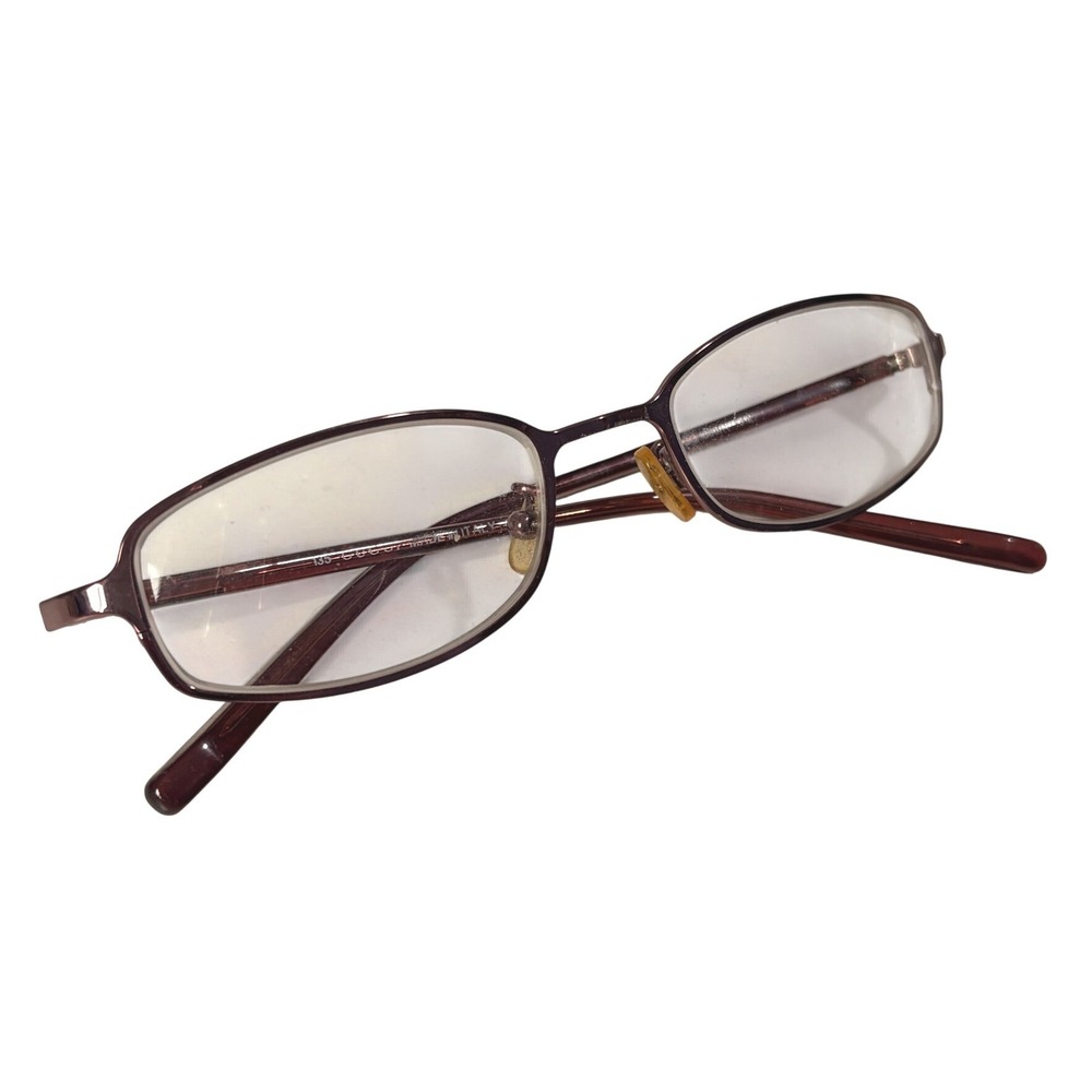Gucci GG 1666/N 612 Burgundy Rectangle Eyeglasses Frames Italy 135mm